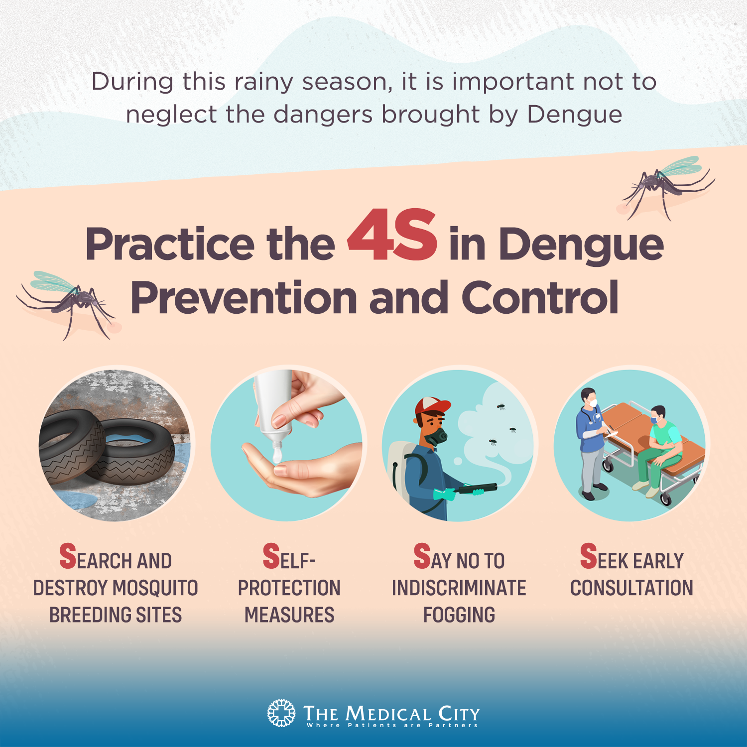 Practice the 4S in Dengue Prevention and Control