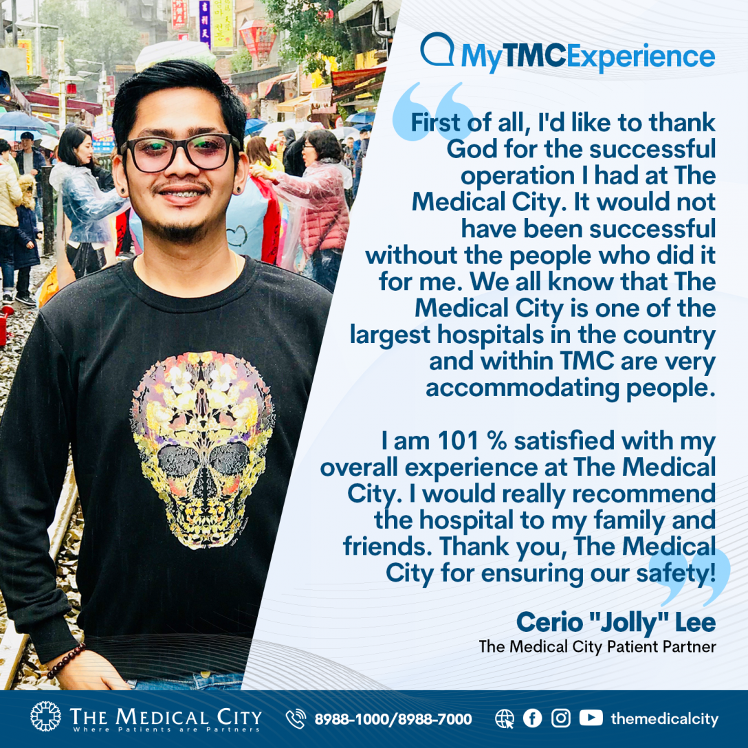 My TMC Experience: Cerio “Jolly” Lee