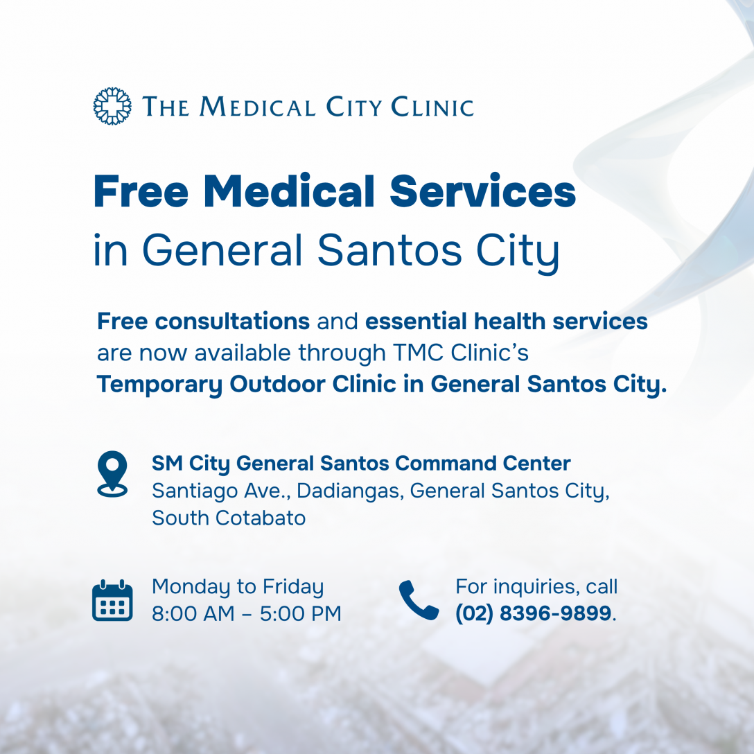 Victims of earthquake in Gen San can seek free medical services at The Medical City Clinic